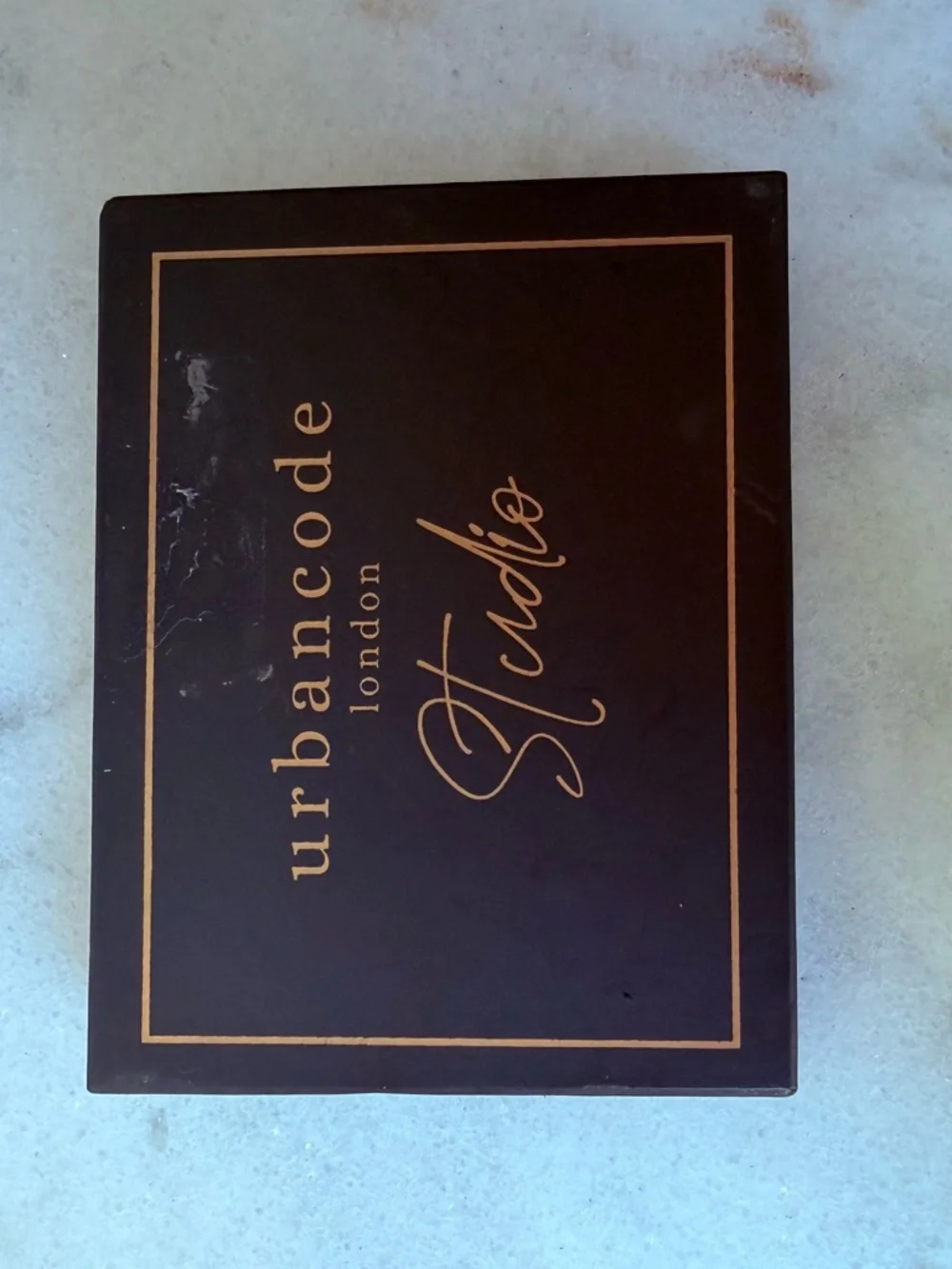 Genuine Leather Card Holder - gold Brown